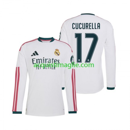 Divisa di Calcio Real Madrid Marc Cucurella 17 Prima 2026/2027 Manica Lunga